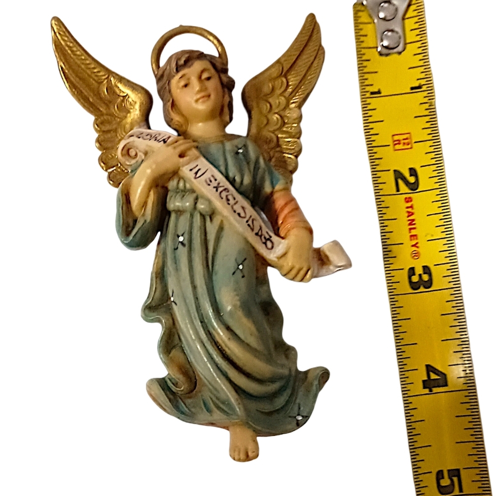 9 Vtg Nativity Set Italy Figures Holy Family Mary Jesus Joseph Wisemen Composite - Picture 3 of 16